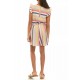 My Michelle Girls 7-16 Multi Stripe Woven Romper