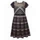 Bonnie Jean Miter Stripe Knit Dress 7-16 Years