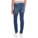 Girls  Waist with Daisy Knit Denim Leggings by Crown & Ivy