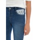 Girls 7-16 Crochet Knit Detail Denim Jeans by Crown & Ivy 