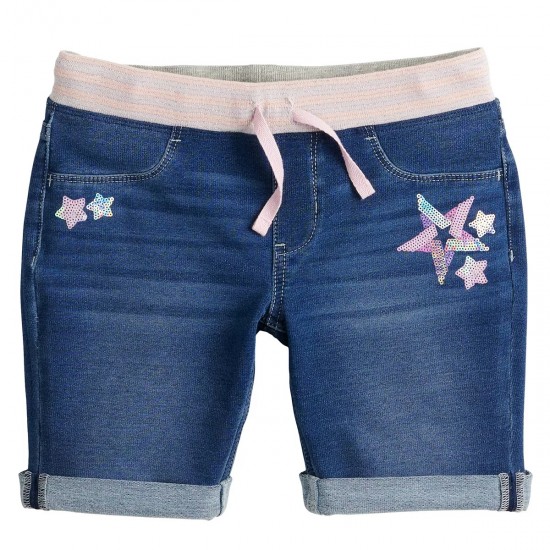 Girls SO® Rib Waist Bermuda Shorts