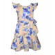 Bonnie Jean  Floral Scuba Skater Wrap Dress - Big Girls 