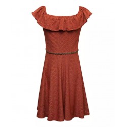 Knit Works Little & Big Girls Belted Sleeveless Skater Dress Knit Works Little & Big Girls Belted Sleeveless Skater Dress