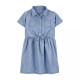 Carter's Chambray Shirt Dress - Girls 