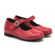 Rachel Shoes Lil Millie Mary Jane Flat (Toddler) - RED