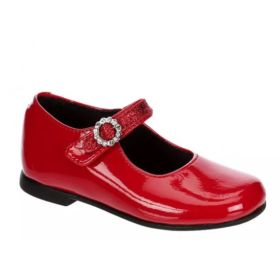 Rachel Shoes Lil Millie Mary Jane Flat (Toddler) - RED