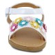 Rugged Bear Floral White  Sandals  - Toddler Girls 