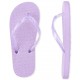 Girls Glitter Flip Flops - Purple 