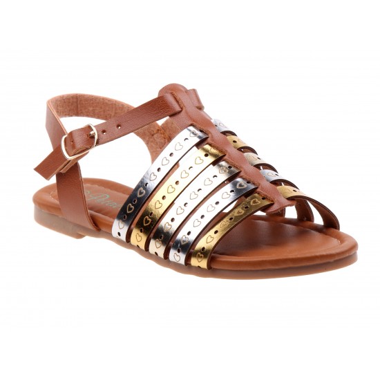 Petalia Little/Big Girl  Strap Sandals