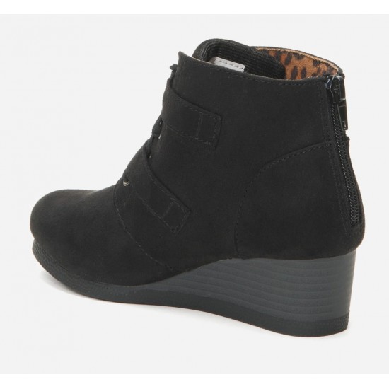 Girls Buckle Wedge Boots  by Justice 