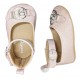 Bebe Baby Girls' Glitter Logo Mary Jane Shoes - Light Pink/Silver 