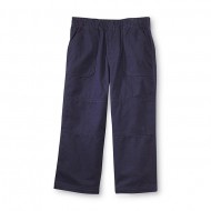 Tough Skins Boy's Elastic Waist Twill Pants -Navy