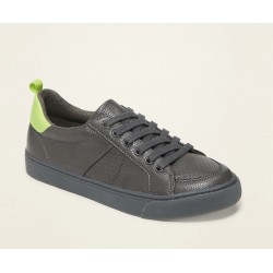 Faux-Leather Sneakers for Boys by Old Navy