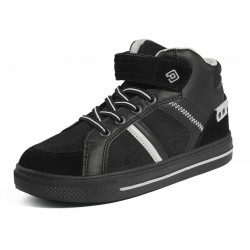 DREAM PAIRS Boys High Top Sneaker Shoes - Black