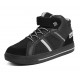 DREAM PAIRS Boys High Top Sneaker Shoes - Black