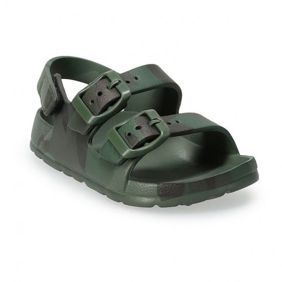 Kamryn Toddler Boys Sandals Green Camo - By Jumping Beans