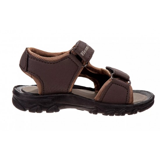 Beverly Hills Polo  Boys Sport Sandals - Brown/Taupe