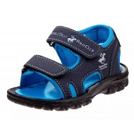 Beverly Hills Polo Boys Sport Sandals - Navy/Blue