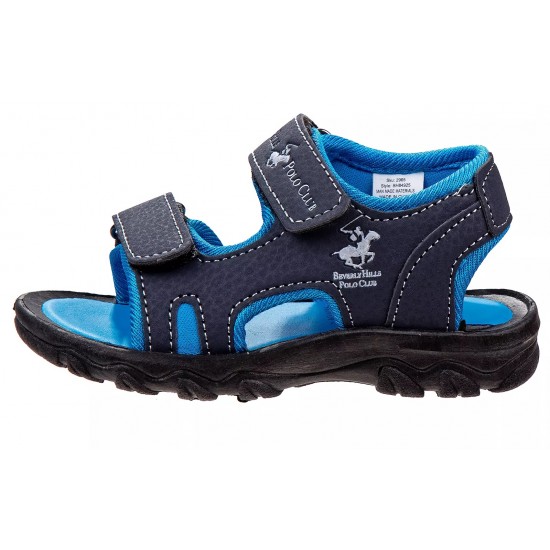 Beverly Hills Polo Boys Sport Sandals - Navy/Blue