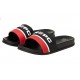 Beverly Hills Polo Club Boys Slip-On Sandal Slides - Black/Red Beverly Hills Polo Club Boys Slip-On Sandal Slides - Black/Red