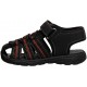 Beverly Hills Toddler Closed-Toe Sport Sandals Black/Red